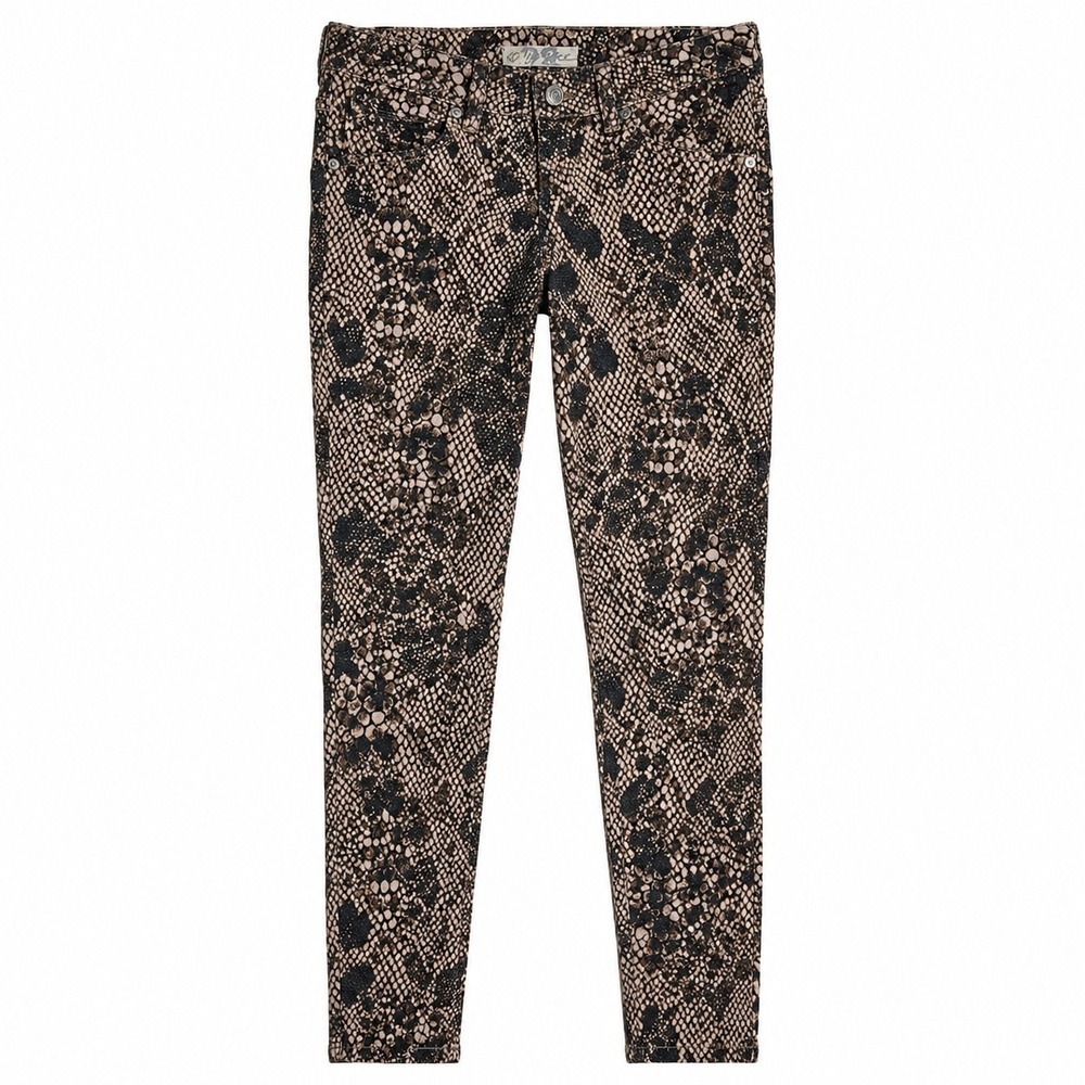 Free People Snakeskin Jeans Size 28 High Rise Skinny Stretch Denim NWT - Picture 1 of 4